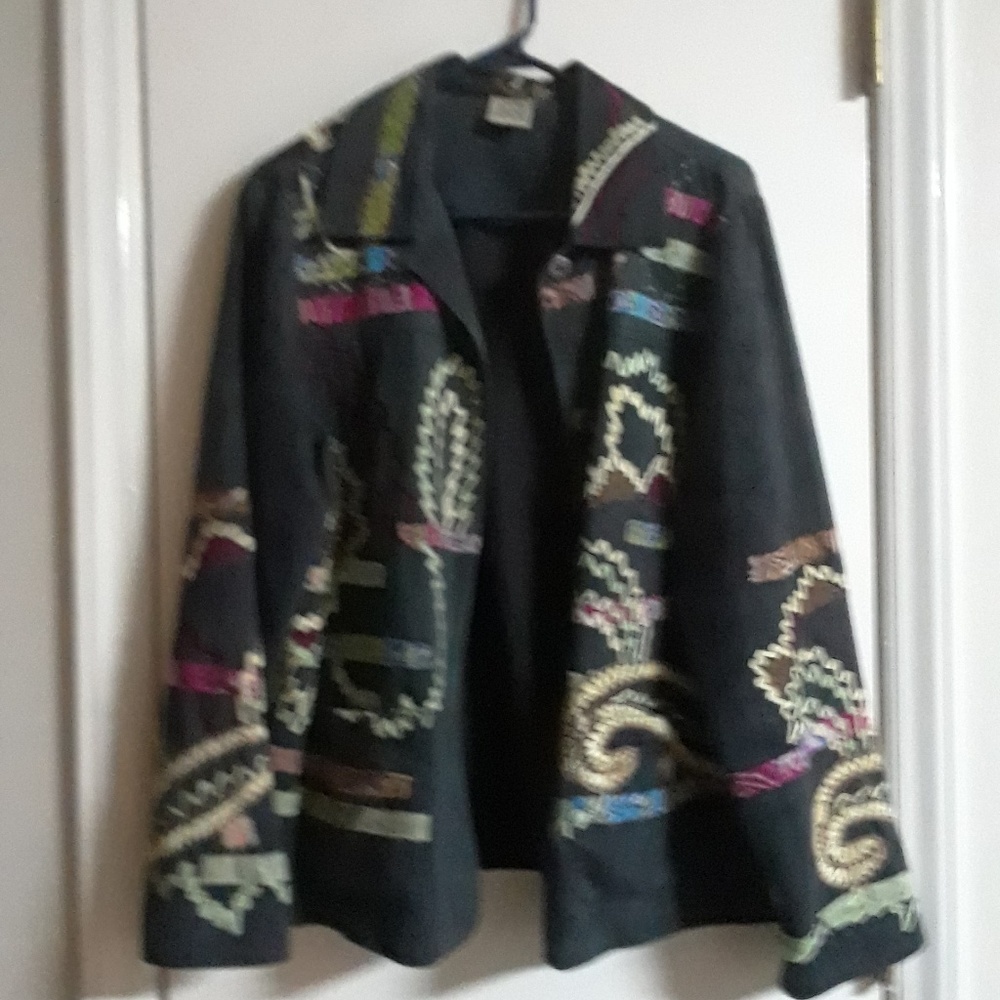 An embroidery jacket
